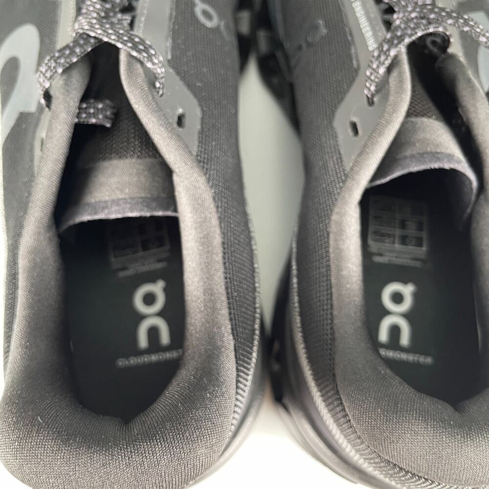 On Cloudmonster 2 Women's 9.5 Black/Eclipse Running Sneakers Athletic Shoes NEW - Picture 8 of 9